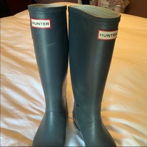 Women's huntress wide leg rain boots